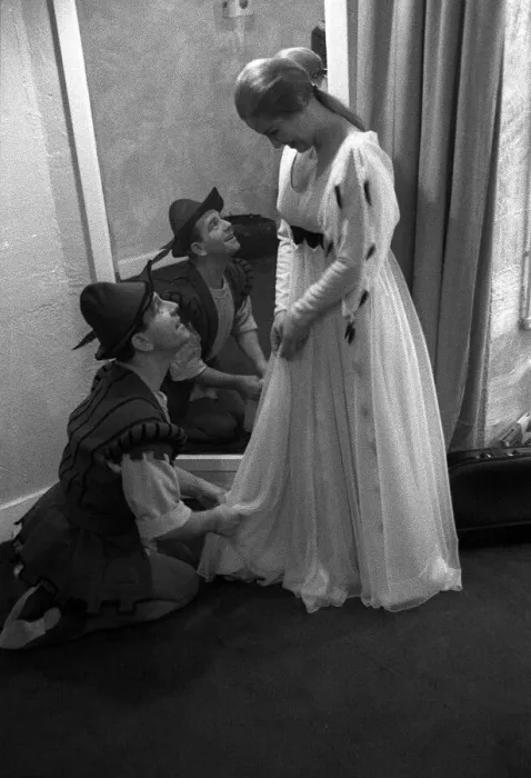 Framed Print : Norman Wisdom comedy actor in Dick Whittington December 1960 with Yana -