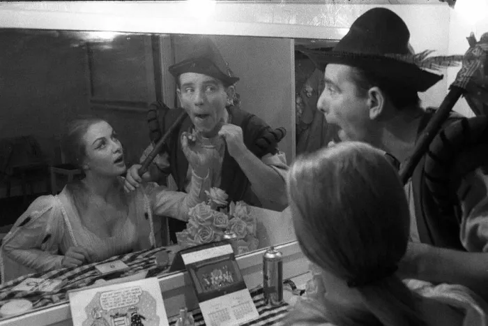 Framed Print : Norman Wisdom comedy actor in Dick Whittington December 1960 with Yana
