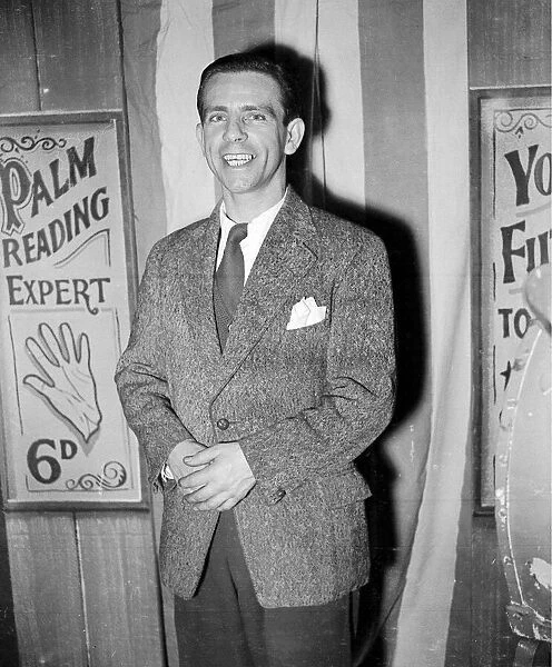 Norman Wisdom at rehearsal for TV Programme - February 1952