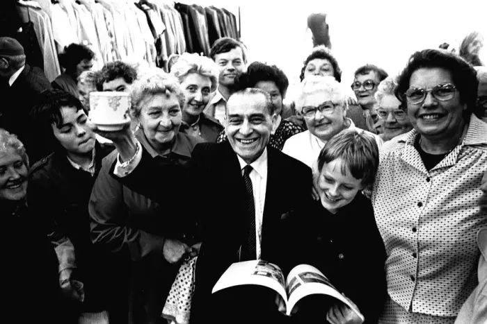 Framed Print : North East comedian Bobby Thompson re-opens the Church of Englands Children Framed Print : North East comedian Bobby Thompson re-opens the Church of Englands Children