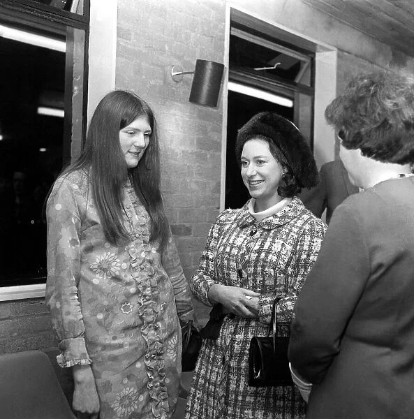 North East Royal Visit - Princess Margaret flew into Newcastle Airport