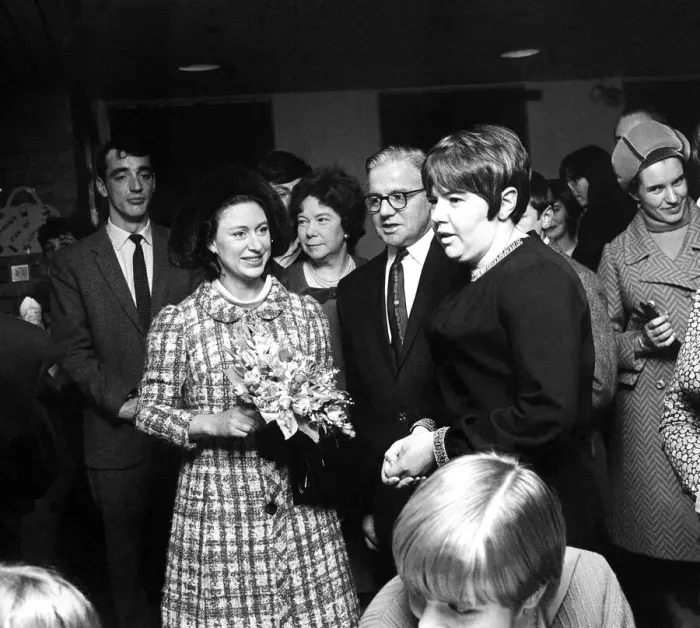 Framed Print : North East Royal Visit - Princess Margaret flew into Newcastle Airport
