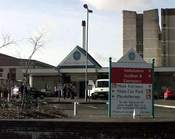 North Hants Hospital where Tony Blair visited on 16th February 1999