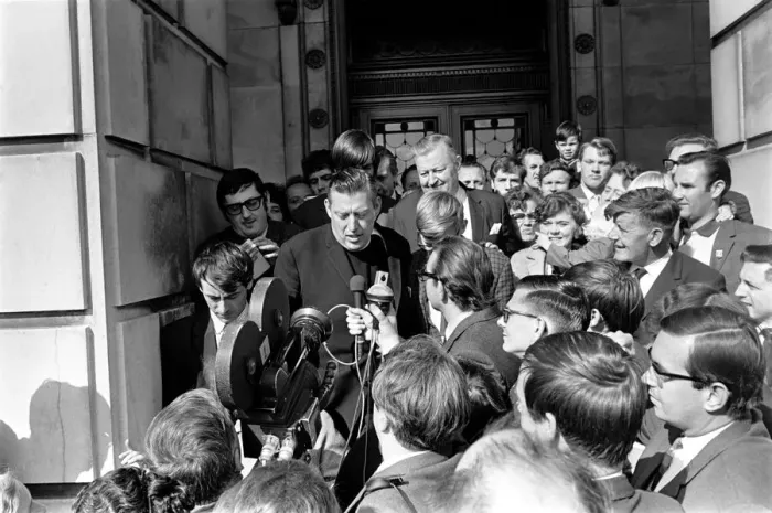 Framed Print : Northern Ireland August 1969. Reverend Ian Paisley seen here at Stormont Framed Print : Northern Ireland August 1969. Reverend Ian Paisley seen here at Stormont