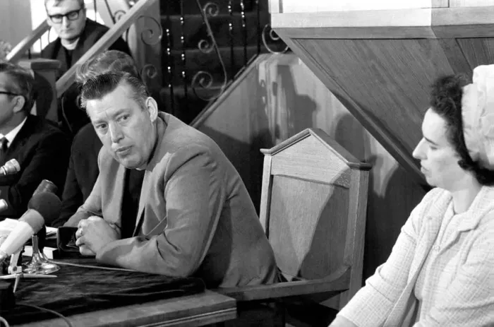 Framed Print : Northern Ireland September 1969. Reverend Ian Paisley seen here with his wife Framed Print : Northern Ireland September 1969. Reverend Ian Paisley seen here with his wife