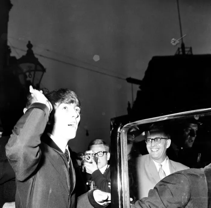 Framed Print : Northern premier of The Beatles film A Hard Days Night