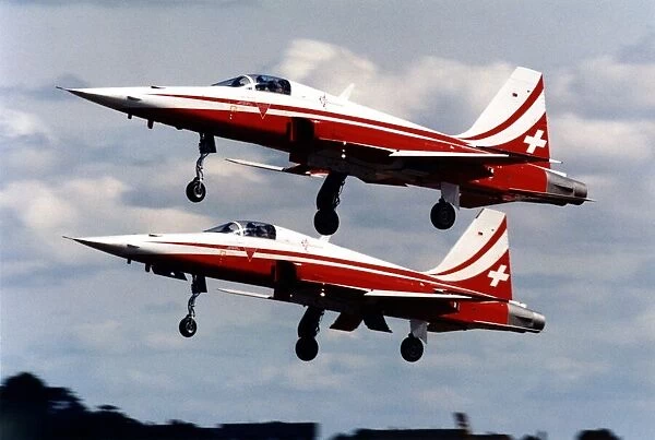 Northrop F-5E  /  F Tiger II aircraft of Patrouille Suisse aerobatic team of the Swiss Air