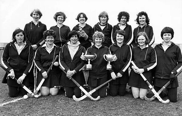 Norton Ladies hockey team, winners of the Durham Knockout Cup