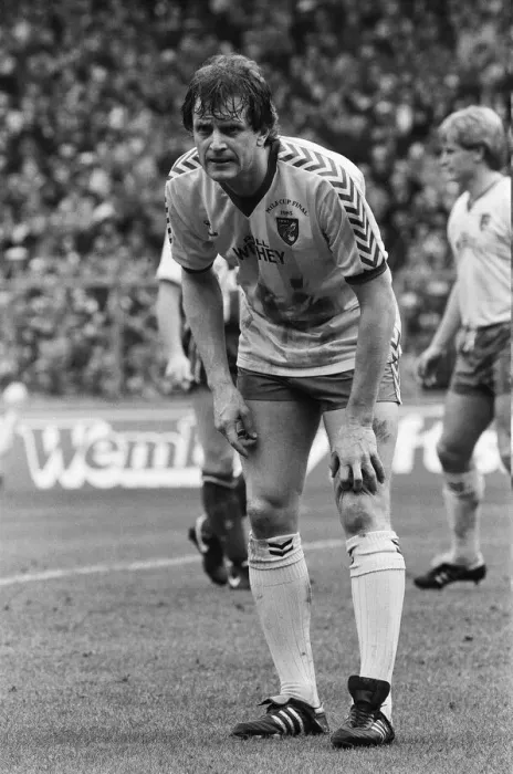 Framed Print : Norwich 1-0 Sunderland 1985 League Cup Final. Mick Channon. 24 / 3 / 1985 Framed Print : Norwich 1-0 Sunderland 1985 League Cup Final. Mick Channon. 24 / 3 / 1985