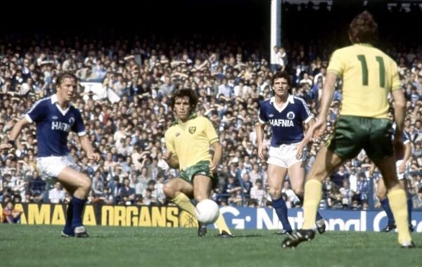 Norwich City Everton v. Norwich. Kevin Reeves. 18th August 1979