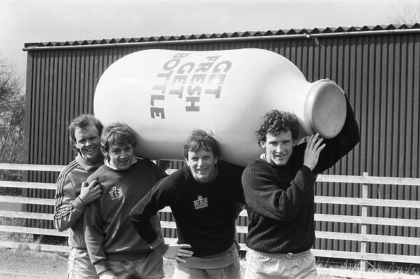 Norwich City footballers prepare for the MilK Cup Final