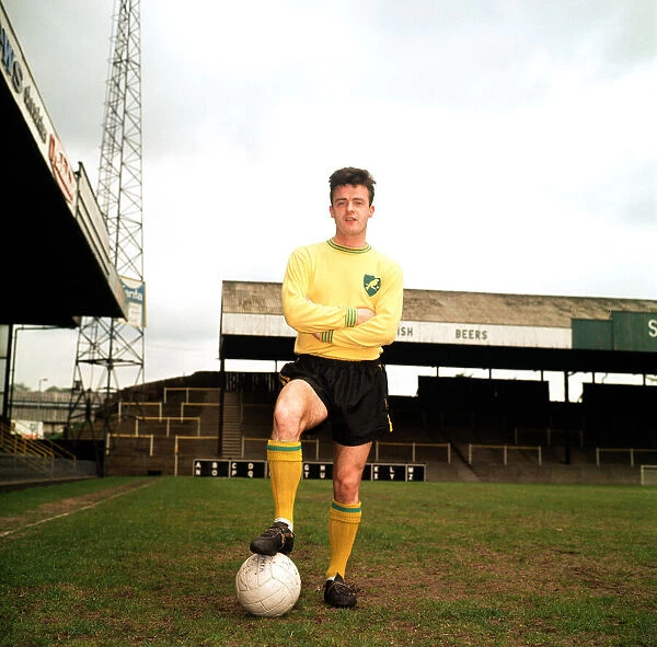 Norwich City player Tommy Bryceland May 1963