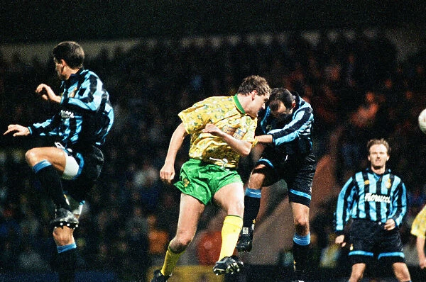 Norwich City v. Inter Milan in the UEFA Cup. 24th November 1993