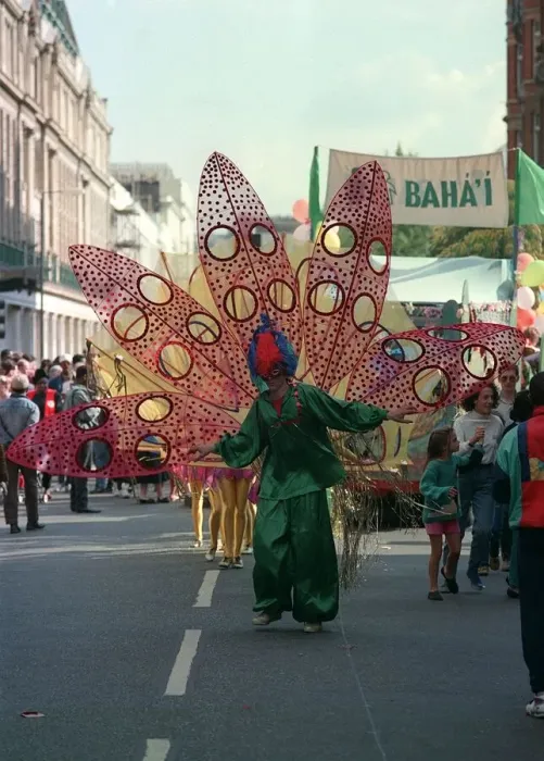Framed Print : Notting Hill Carnival August 1989 Characters dressing up Framed Print : Notting Hill Carnival August 1989 Characters dressing up