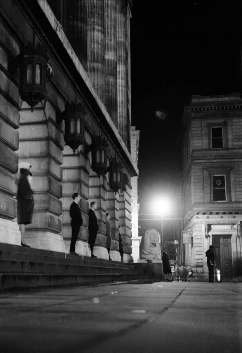 Framed Print : Nottingham City Centre, Saturday Night Sunday Morning Feature 11th - 12th February 1961 Framed Print : Nottingham City Centre, Saturday Night Sunday Morning Feature 11th - 12th February 1961