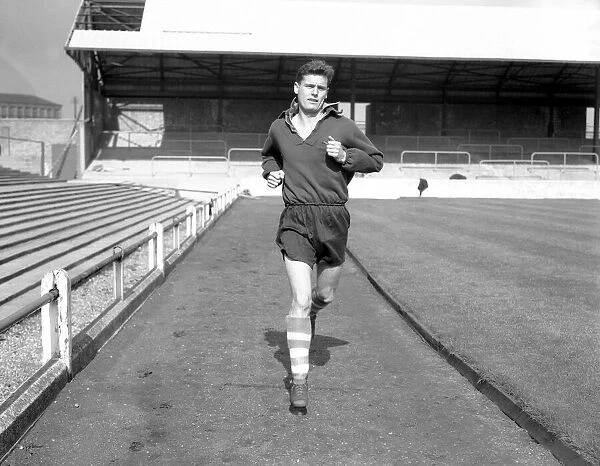 Nottingham Forest footballer Bobbie McKinlay in training at the City Ground