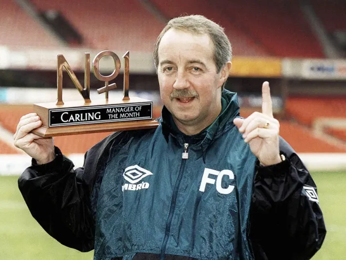 Framed Print : Nottingham Forest Manager Frank Clark has been awarded the Carling Manager of the month Framed Print : Nottingham Forest Manager Frank Clark has been awarded the Carling Manager of the month