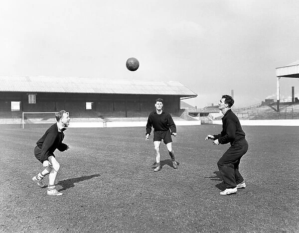 Nottingham Forest team training session ahead of their FA Cup Semi Final match against