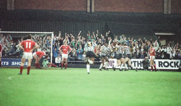 Framed Print : Notts County 1-0 Middlesbrough, League Division Two Play Off 2nd Leg match at Meadow Lane