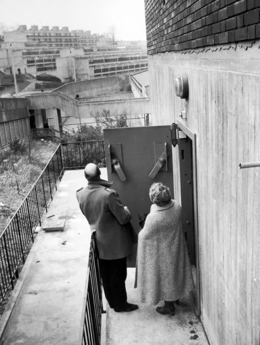 Framed Print : Nuclear Command and Control bunker which was situated under Peartree House