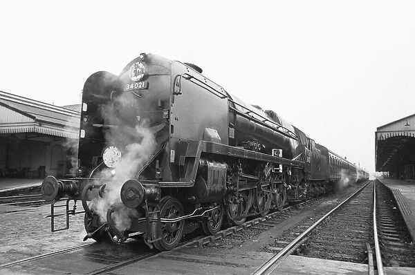 Number 34021 Dartmoor a Bulleid Pacific locomotive of the West Country Class