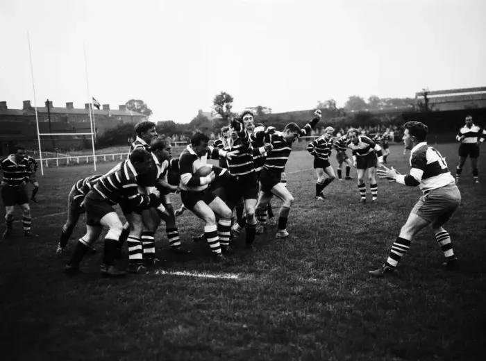 Framed Print : Nuneaton 8-31 Coventry, Rugby Union match, Wednesday 19th September 1962 Framed Print : Nuneaton 8-31 Coventry, Rugby Union match, Wednesday 19th September 1962
