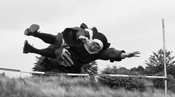 The Nuns Olympics. The nuns high jump, an attempt by David Cannon