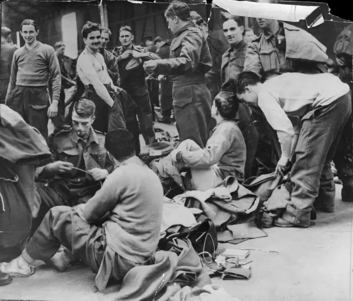 Framed Print : NWEF - North Western Expeditionary Force return to Scotland. They have been in Norway Framed Print : NWEF - North Western Expeditionary Force return to Scotland. They have been in Norway