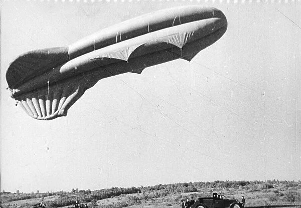 An observation balloon Picture taken 6th October 1939