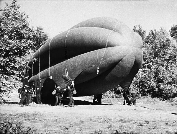 An observation balloon is a type of balloon that is employed as an aerial platform for