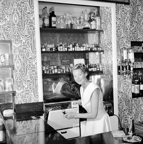 Occupation: Barmaid: Liz Allen. 1954 A173