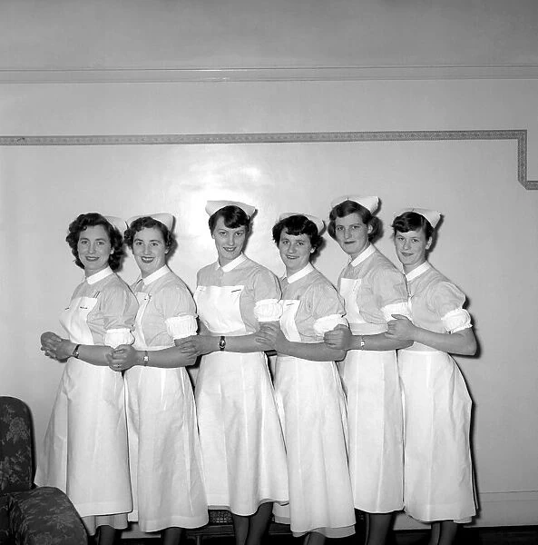 Occupation: Nurses. Circa 1954