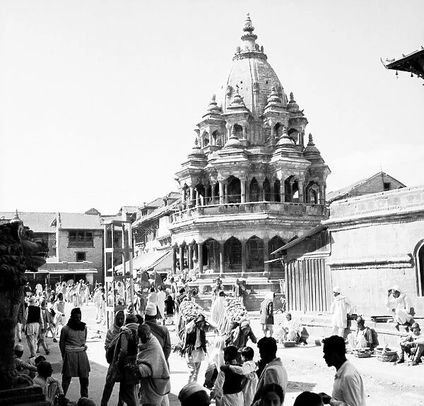 Octagonal temple dedicated to Krishna, on Durbar Square