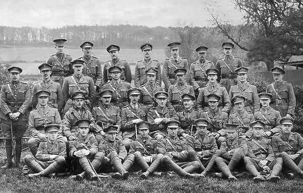 Officers of the 17th Service Battalion of the Kings Liverpool Regiment