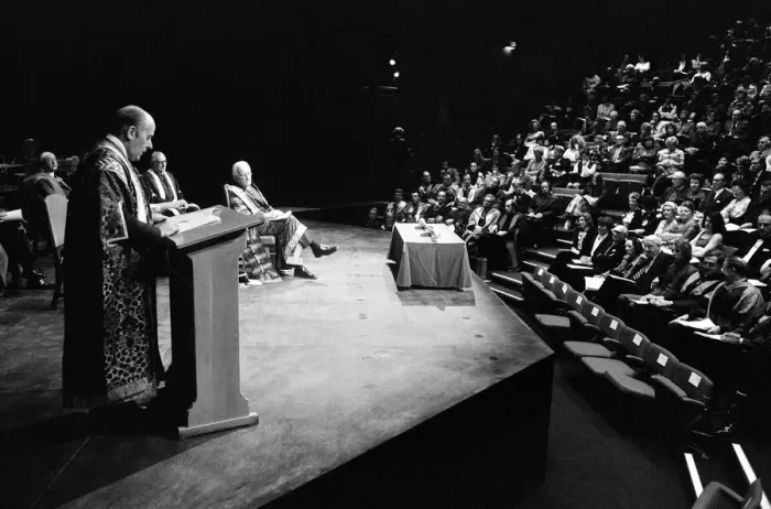 Framed Print : Official opening of the newly completed Warwick Arts Centre at the University of Warwick