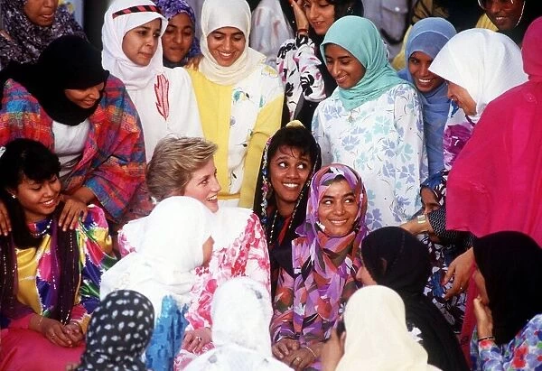 Official Visit Of Prince Charles Of Wales And Princess Diana to Oman in the Middle East