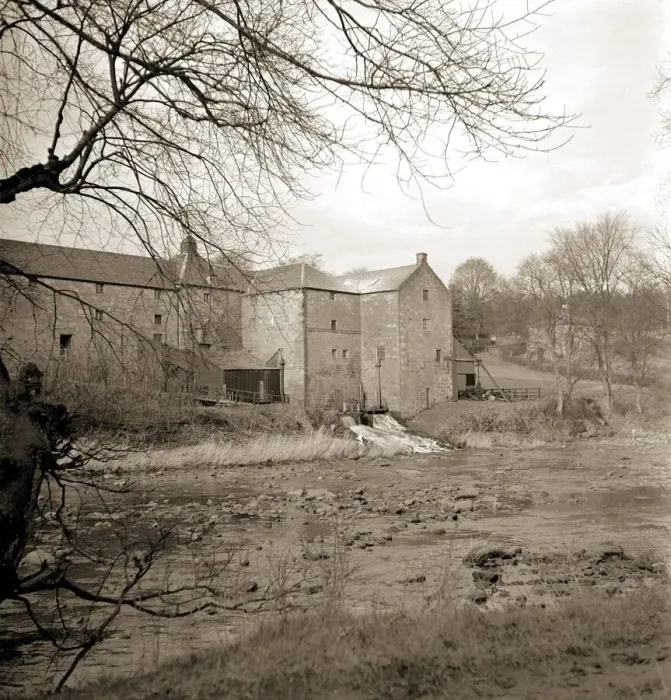 Framed Print : The Old Avon Mill which is still powered (grindstone still turned) by the River Avon