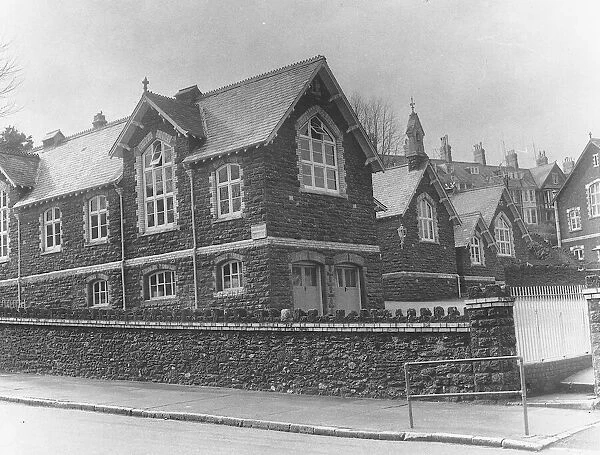 The old Cockington Primary School, Torquay pictured in March 1967
