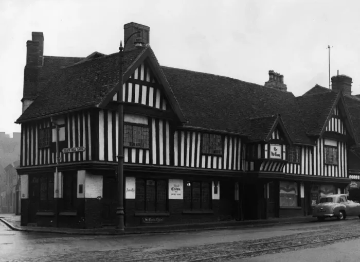 Framed Print : The Old Crown pub in Deritend, is the oldest extant secular building in Birmingham