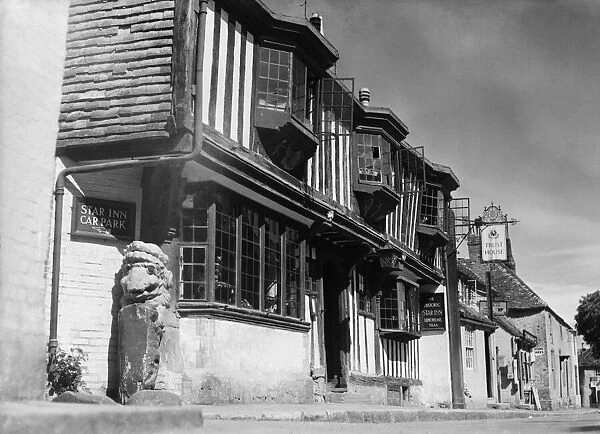 The Old Inn Star public house in Alfriston, Sussex 28th June 1939