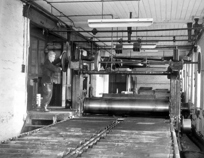 Framed Print : The old lead works in Canons Marsh, Bristol Circa 1950 Framed Print : The old lead works in Canons Marsh, Bristol Circa 1950
