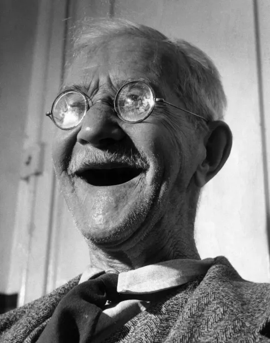 Framed Print : Old People Mr Charle Hemley October 1954