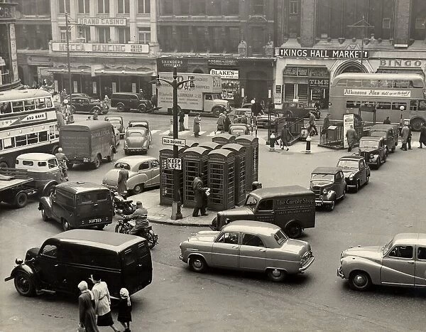Old Square, Birmingham. 19  /  4  /  1955
