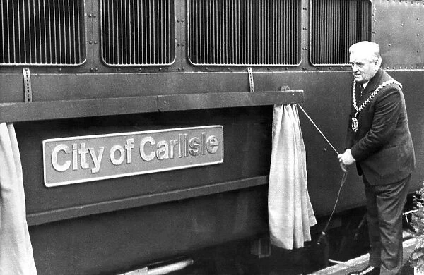 The old steam train 'City of Carlisle'disappeared from service years ago