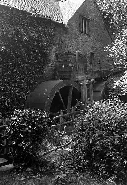 The Old water Mill at Dunsterr Somerset 1921