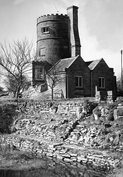 The old windmill in the Worcestershire village of Inkberrow. 17th April 1958