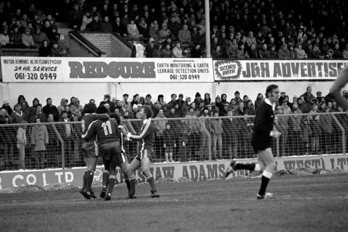 Framed Print : Oldham 3 v. Leyton Orient 2. Division 2 Football. December 1981 MF04-02-022 Framed Print : Oldham 3 v. Leyton Orient 2. Division 2 Football. December 1981 MF04-02-022
