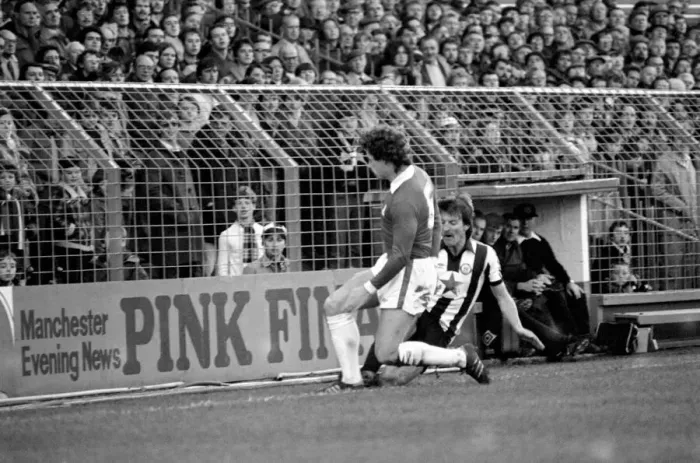 Framed Print : Oldham 3 v. Newcastle United 1. Division 2 Football October 1981 MF04-13-015 Framed Print : Oldham 3 v. Newcastle United 1. Division 2 Football October 1981 MF04-13-015