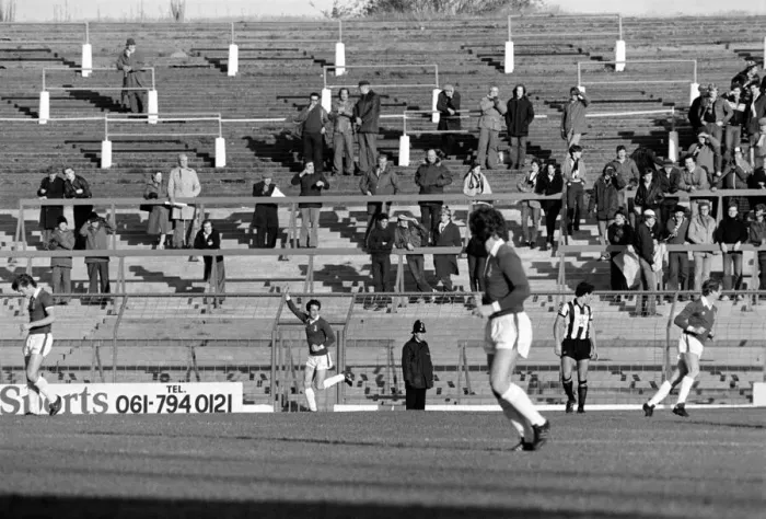 Framed Print : Oldham 3 v. Newcastle United 1. Division 2 Football October 1981 MF04-13-077 Framed Print : Oldham 3 v. Newcastle United 1. Division 2 Football October 1981 MF04-13-077