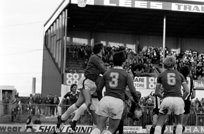 Framed Print : Oldham 3 v. Newcastle United 1. Division 2 Football October 1981 MF04-13-098 Framed Print : Oldham 3 v. Newcastle United 1. Division 2 Football October 1981 MF04-13-098